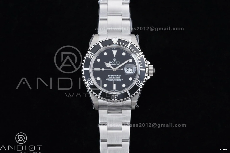 1:1 16610 Engraving Bracelet Submariner 904L TMF on Rehaut Edition SS Steel LN SH3135 Black No Best 1130